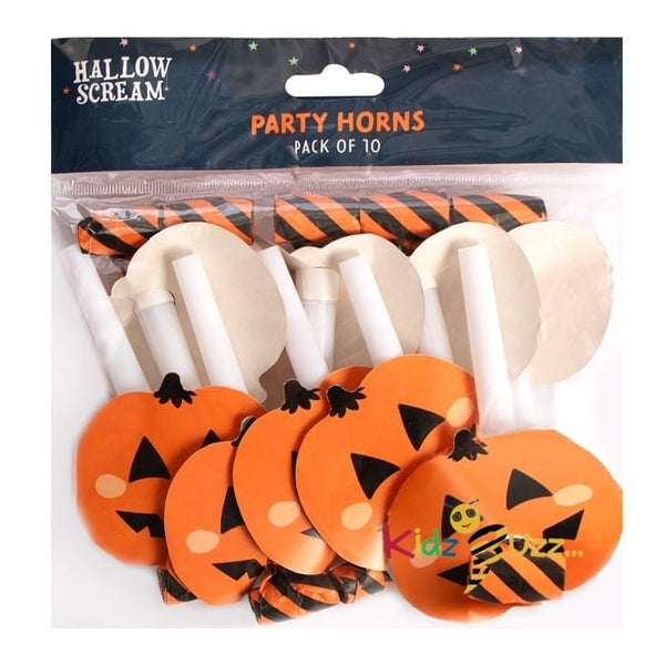 Spice up your Halloween celebration with our Halloween Party Horns Pack3