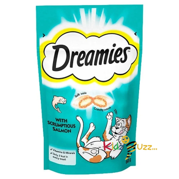 Dreamies with Scrumptious Salmon 60g X 8Packs