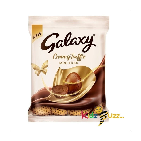 Pack Of 10 Galaxy Milk Chocolate Truffles Mini Eggs Bag 80g