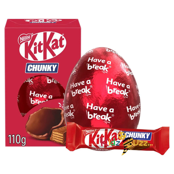 Nestle Kit Kat Chunky Egg 110g Perfect Gift For Easter Any Occassion Pack Of 2