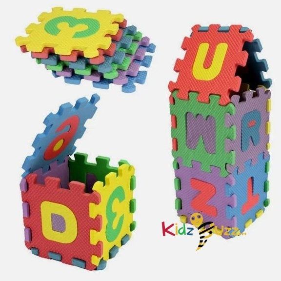 Baby Play Eva Puzzle Mat - Alphabet Numbers Kids Home Floor Mat