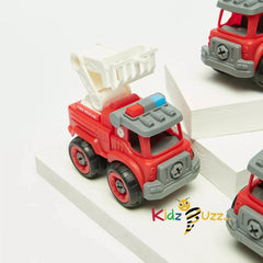 Assorted 4-Piece Friction Toy Car Set