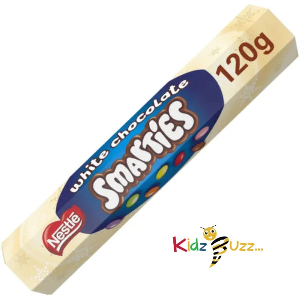 White Chocolate Smarties Giant Tube, 120g Pack Of 10