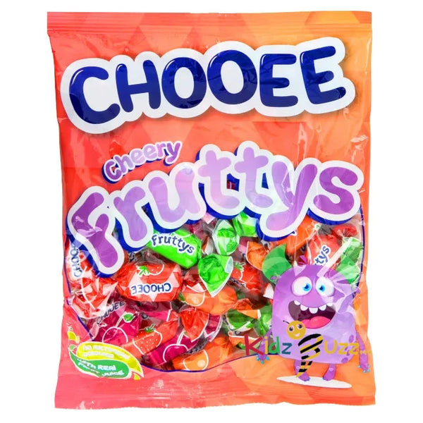 Chooee Cheery Fruttys Chewy Kids Gift Party sweet Bag 200g Pack of 2