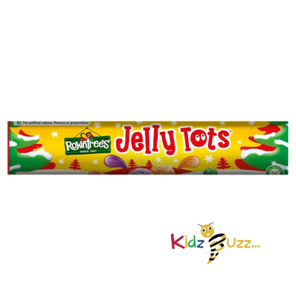 Christmas Rowntrees Jelly Tots Giant Tube, 115g Pack Of 10