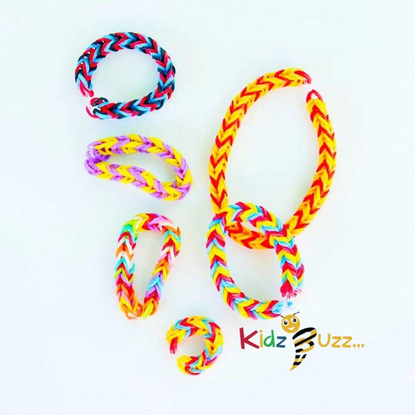 Assorted Design Loom Band- Rainbow Color DIY Loom Band Kit with Colourful Bands