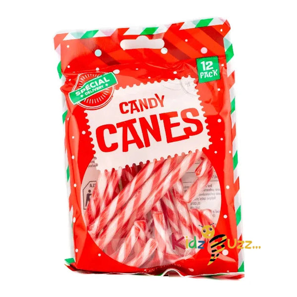 3 X Christmas Candy Canes 120g Pack Of 12