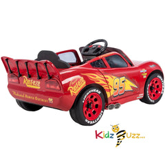 Huffy Cars Disney Lightning McQueen Kids Electric Ride, Red