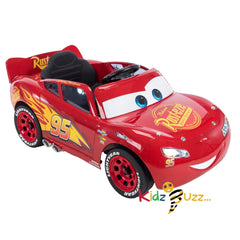 Huffy Cars Disney Lightning McQueen Kids Electric Ride, Red