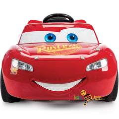 Huffy Cars Disney Lightning McQueen Kids Electric Ride, Red