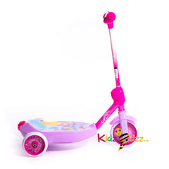 Huffy Disney Princess Bubble Electric Scooter For Kids 3-5 Years 6v Battery Toy Ride On Scooter With Bubble Machine ft Cinderella Belle & Jasmine, Pink, One Size