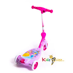 Huffy Disney Princess Bubble Electric Scooter For Kids 3-5 Years 6v Battery Toy Ride On Scooter With Bubble Machine ft Cinderella Belle & Jasmine, Pink, One Size