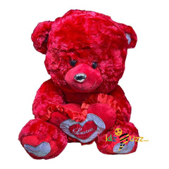 Teddy Bear With Love Heart Soft Toy Gift With Light/ Music Best Gift Toy