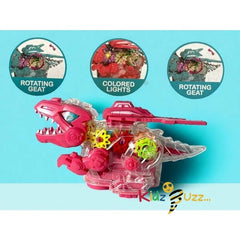 Gear Dinosaur - With Moving Wings - Makes Dino Sounds & Lights - Interactive Dinosaur