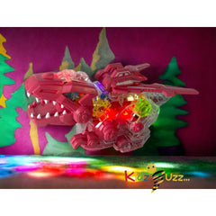 Gear Dinosaur - With Moving Wings - Makes Dino Sounds & Lights - Interactive Dinosaur