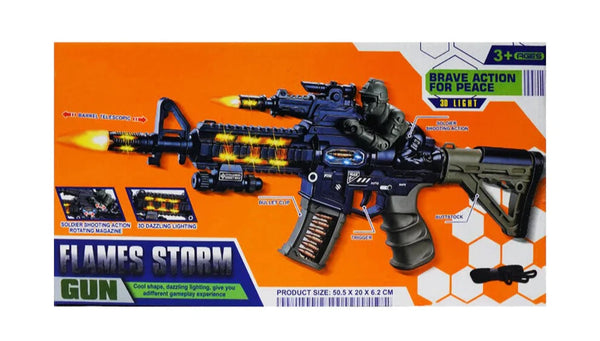 Flame Storm Gun Brave Action