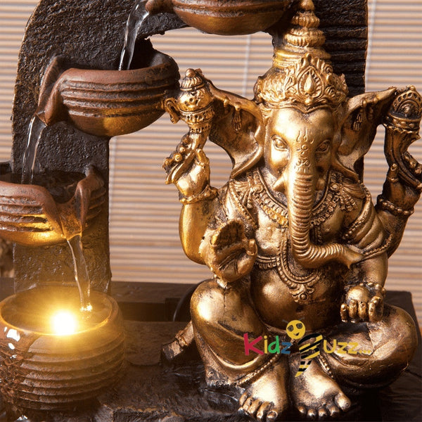 Golden Buddha/ Ganesha With Water Cups