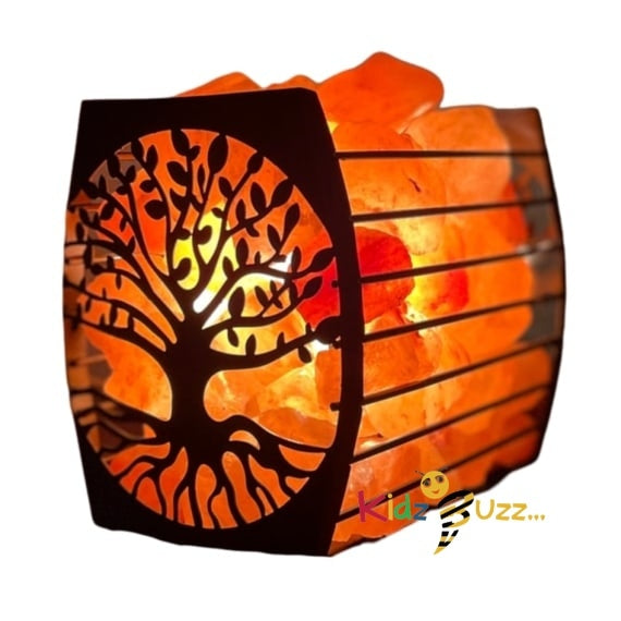 Tree Basket Salt Lamp - Home Decoratiove Item