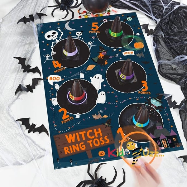 Awesome Fun With Our Spooky Themed Hallow Scream Witch Ring Toss