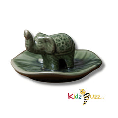 Ceramic Elephant Incense Holder