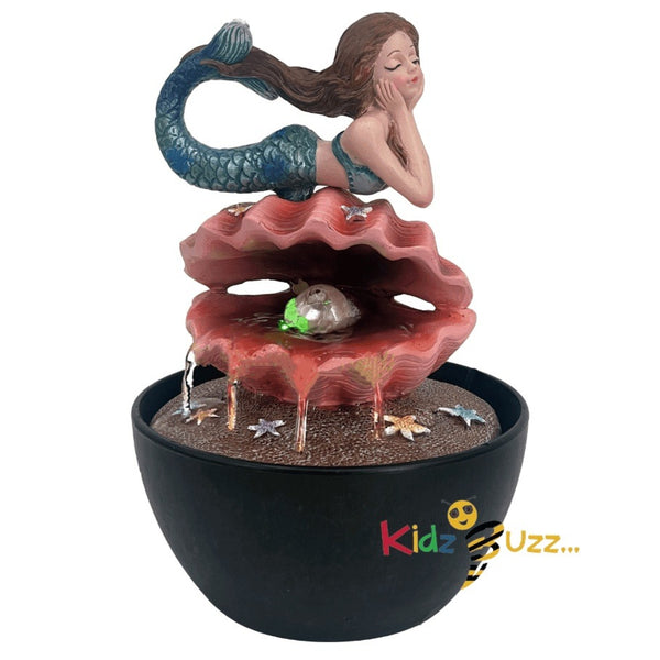 Mermaid Mini Fountain With Water Features