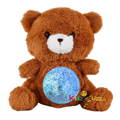 Teddy Bear Soft Toy- Magic Belly With Glitter Ball