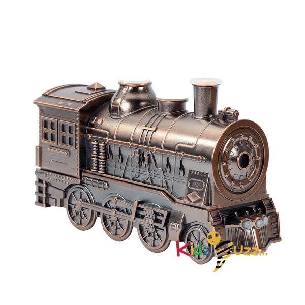 Antique Silver Train Diffuser With Lights