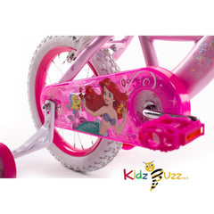 Huffy Disney Princess 14 Inch Girls Bike Pink For Ages 4-6 ft Rupunzel, Cinderalla and more