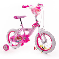 Huffy Disney Princess 14 Inch Girls Bike Pink For Ages 4-6 ft Rupunzel, Cinderalla and more