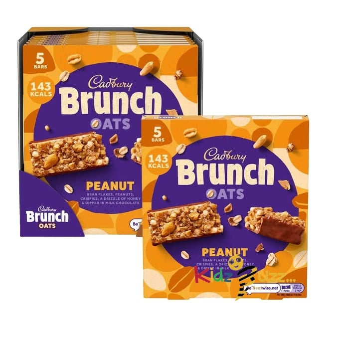 Cadbury Brunch Oats Bar 5 Pack Peanut 32g x8 | kidzbuzzz