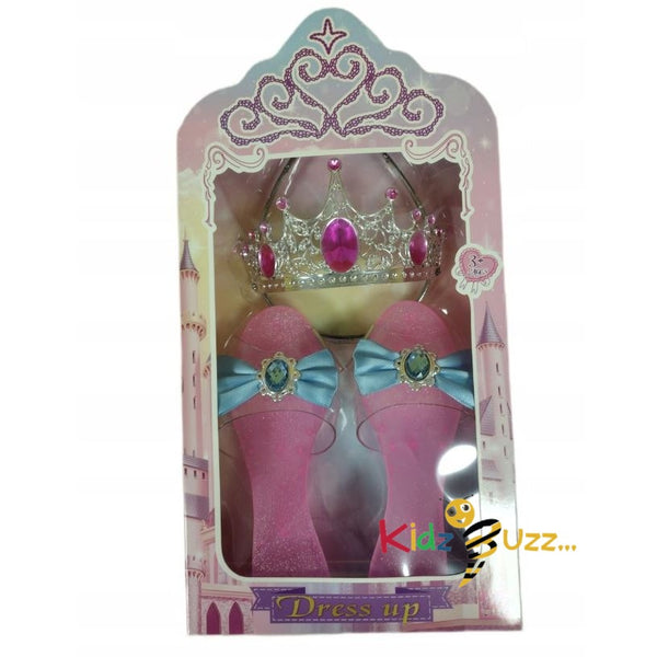 Princess Crown + Shoes Set Accessories Set