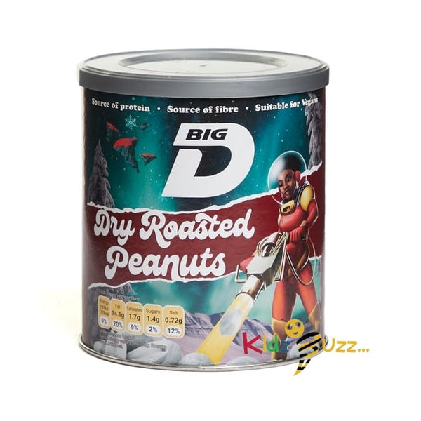 Big D Dry Roasted Peanuts 375g Healthy Snacks