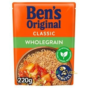 Ben's Original Classic Wholegrain Rice  6x220G - kidzbuzzz