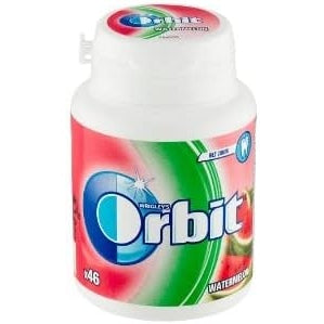 WRIGLEY'S ORBIT WATERMELON 12 × 46 Chewing Gum Tub Clean And Fresh Delicious And Tasty