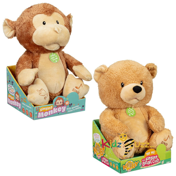 Singing Bear Soft Toy For Kids- Musical Soft Toy