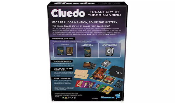 Cluedo Treachery at Tudor Mansion Board Game