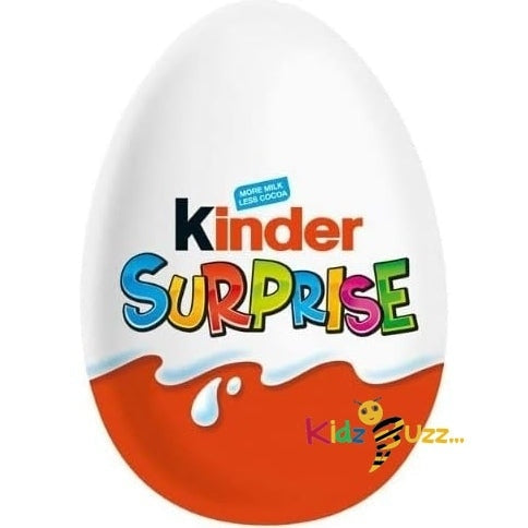 Kinder Surprise 20g x 18Pcs Easter Eggs Chocolate, Easter Bundles, Easter Chocolate