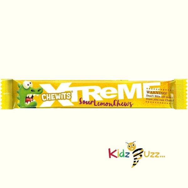 Chewits Xtreme Extremely Lemon Chews Packs 24 x 36g