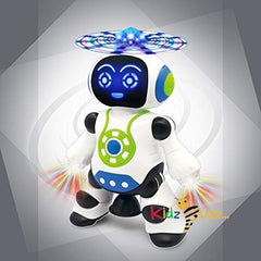 Electronic Dancing Robot with 3D Lights and Music- Funny Toy