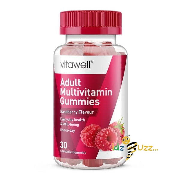 Vitawell Adult Multivitamin Chewable Gummies 30s - Raspberry Flavour