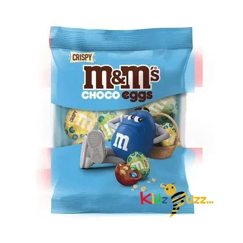 M&Ms Crispy Chocolate Moulded Eggs 72g X 12