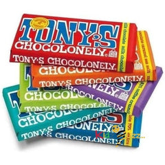 Mixed Tony's Chocolonely Chocolate 7 x 180g Bars Tasty And Twisty PACK OF 7