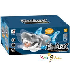 Musical Shark Toy With Light & Music - Bump & Go Action Toy For Kids