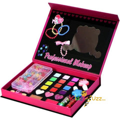 DIY 2 in 1 MakeUp Cosmetic Set Non Toxic- Pretend Play Set