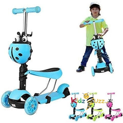 3 in 1 Kids Child Scooter 3 Wheel Toddler Beginner Kick Scooters