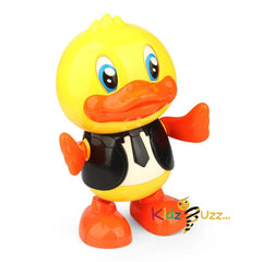 Duck Gentleman Toy for Kids with Flashing Lights and Musical Sounds