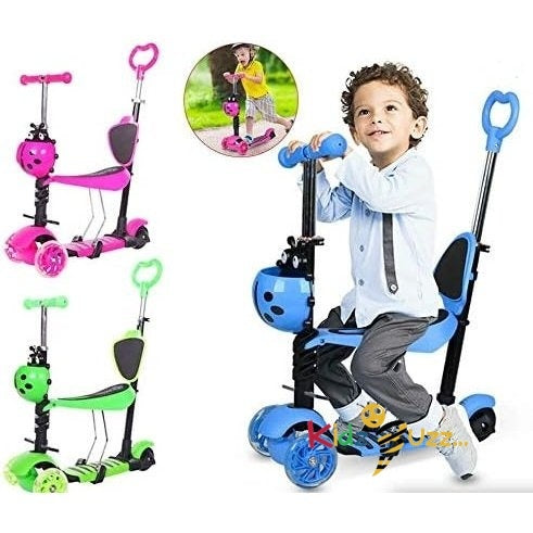 5 in 1 Scooter For Kids- Riding Scooter For Kids