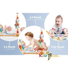 Piano Fitness Rack 0652-Baby Play Mat with Piano Rattles for Baby Infant I Gym Play Mat