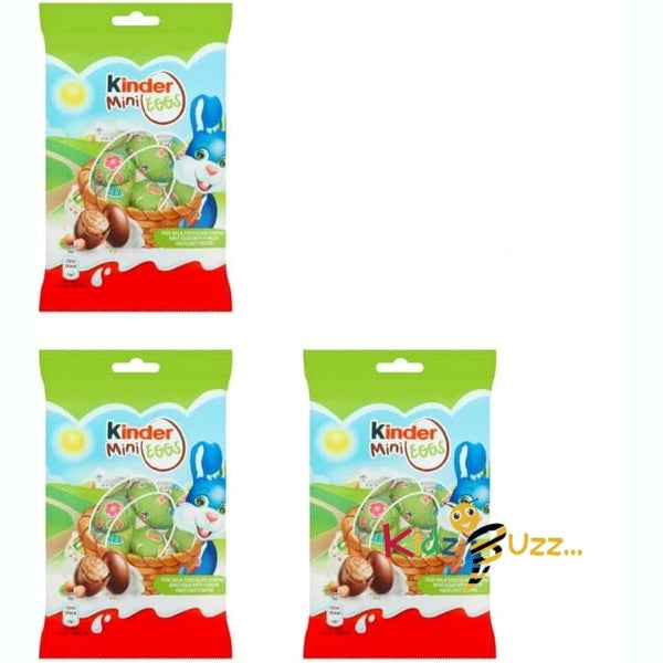 Kinder Mini Eggs Easter Chocolate 75g - Pack Of 3 - Easter Gifts - Easter Egg Hunt