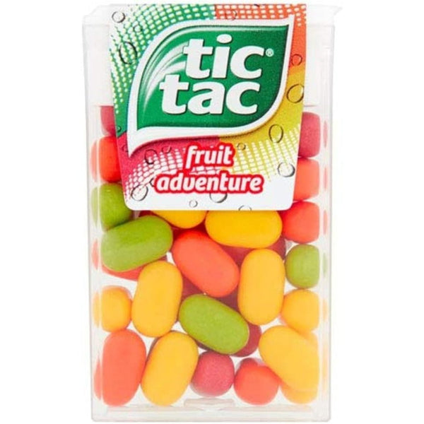 Tic Tac Fruit Adventure Sweets 12x18g - kidzbuzzz